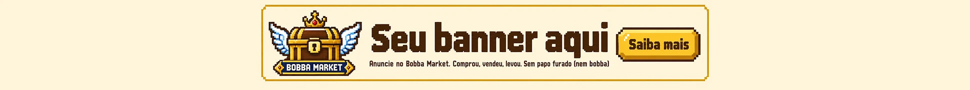 Seu banner aqui: anuncie no Bobba Market